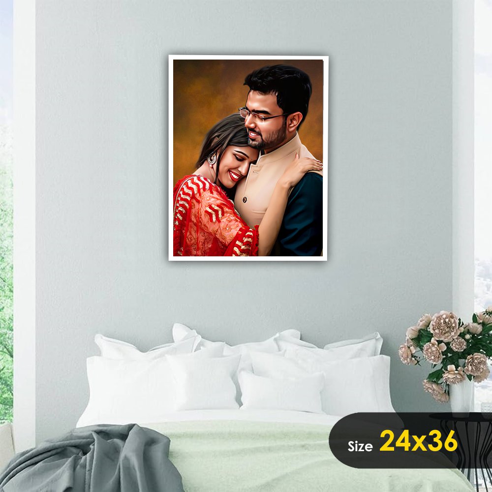 Digital Painting Photo Frame - Classy Border