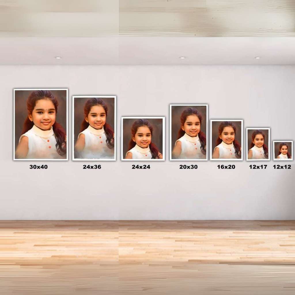 Digital Painting Photo Frame - Classy Border