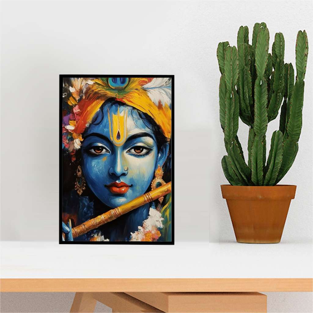Radha Krishna Photo frame - Desk
