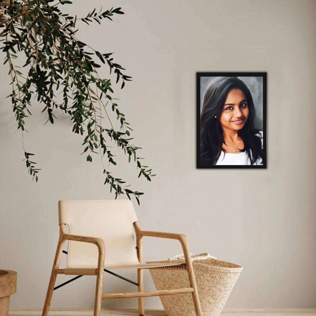 Digital Painting Photo Frame - Classy Border