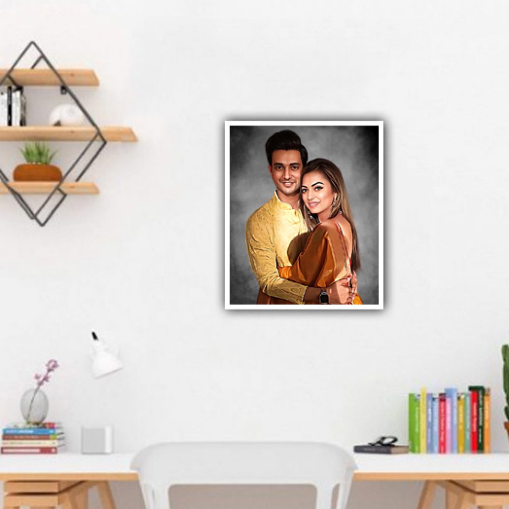Digital Painting Photo Frame - Classy Border