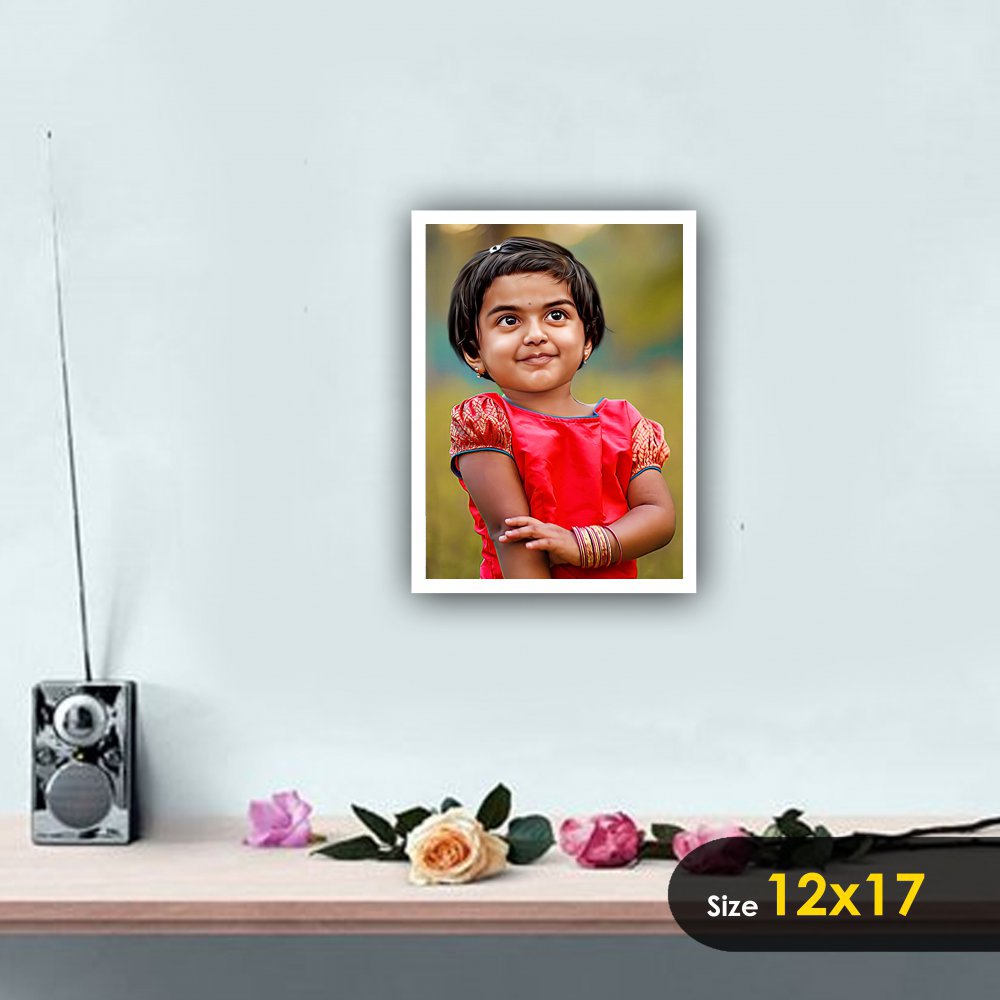 Digital Painting Photo Frame - Classy Border