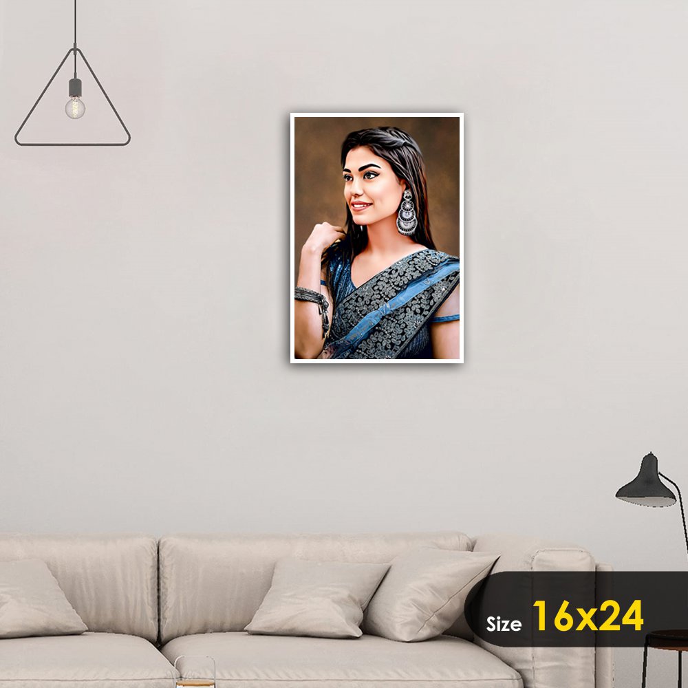 Digital Painting Photo Frame - Classy Border