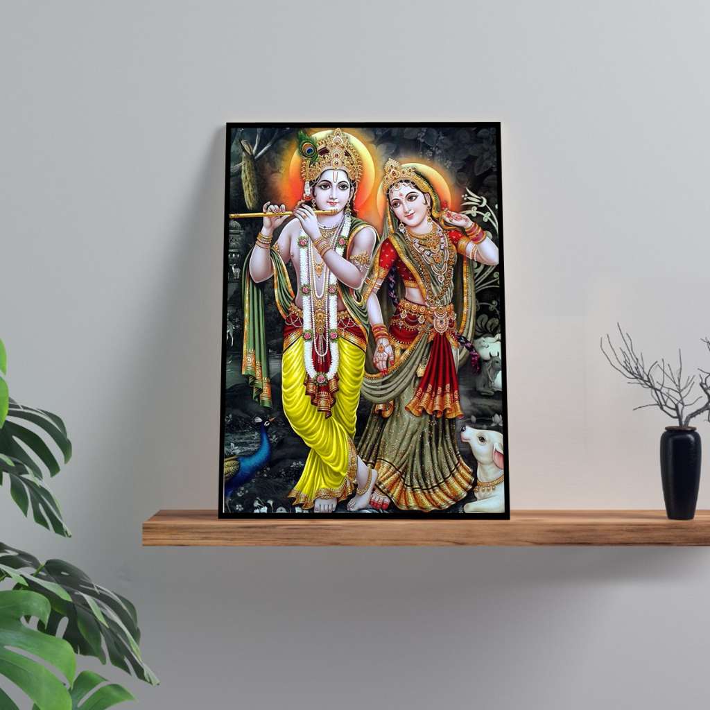 Radha Krishna Photo frame - Desk