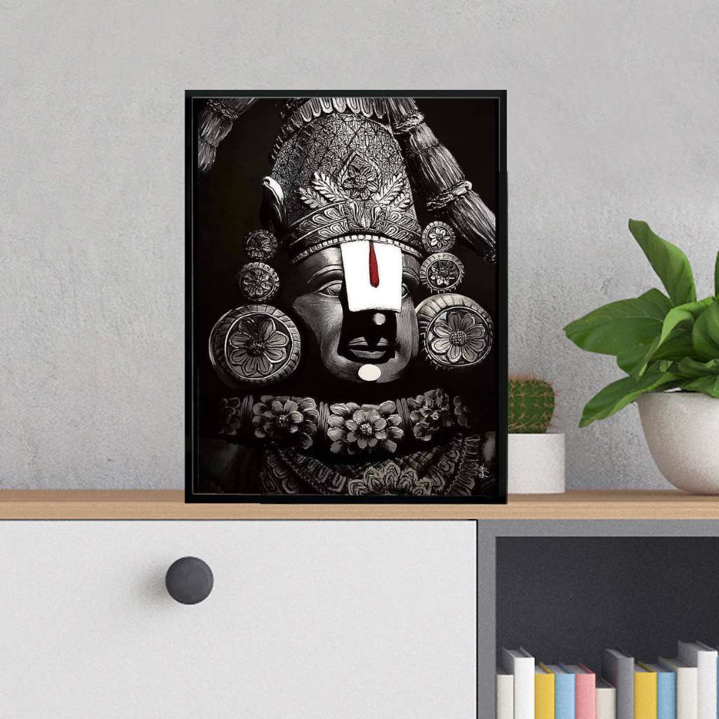 Tirupati Balaji Photo frame - Desk