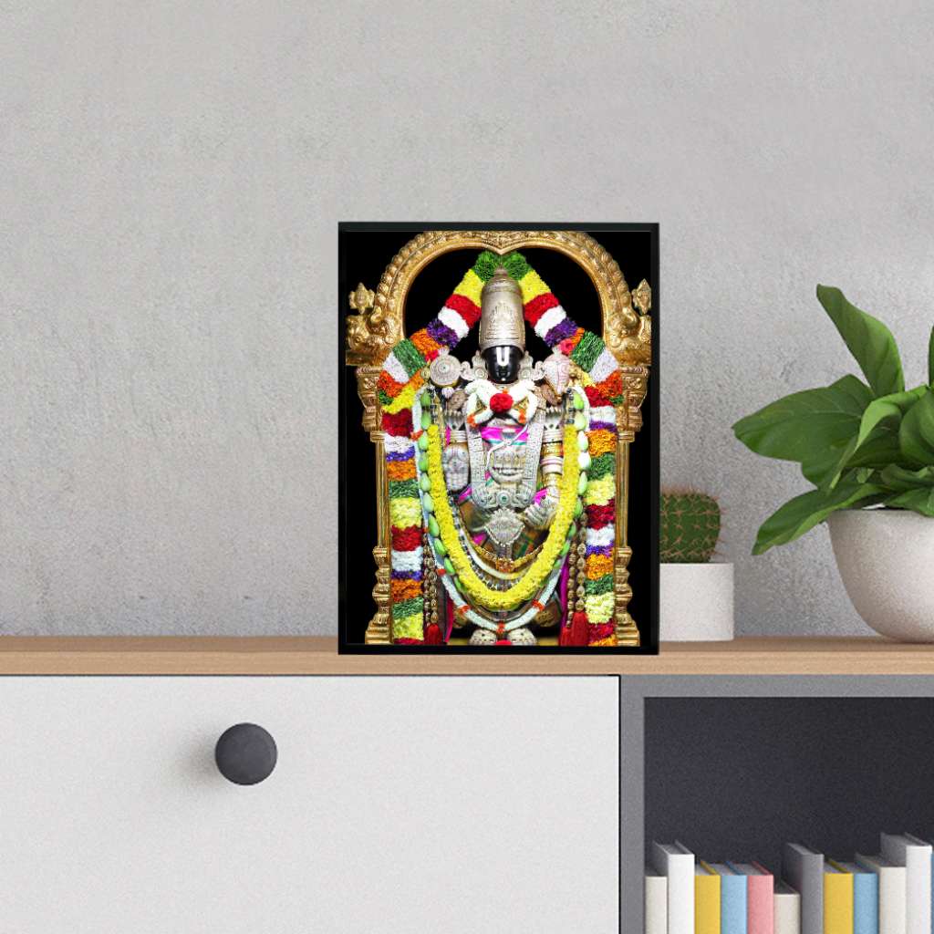 Tirupati Balaji Photo frame - Desk