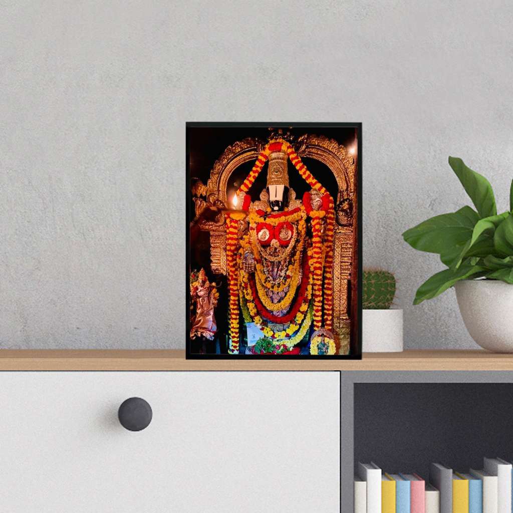 Tirupati Balaji Photo frame - Desk
