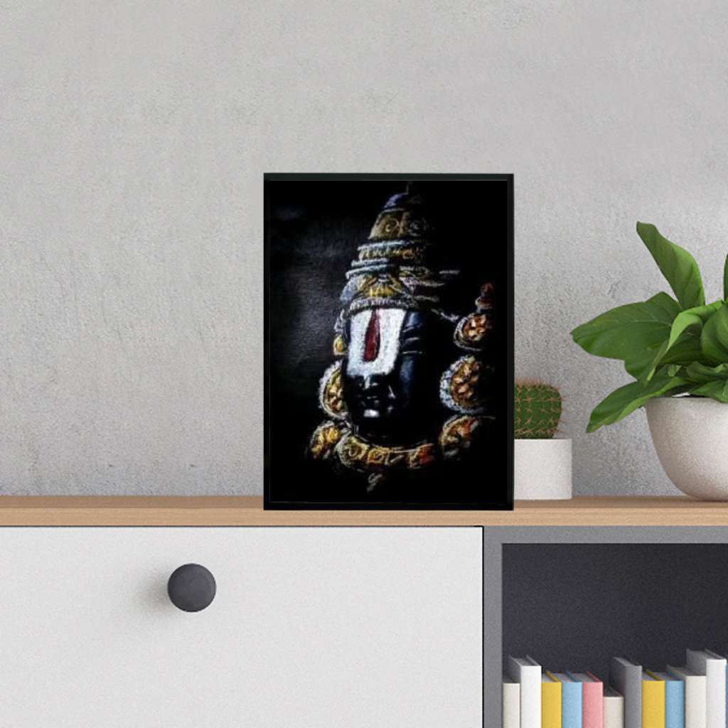 Tirupati Balaji Photo frame - Desk