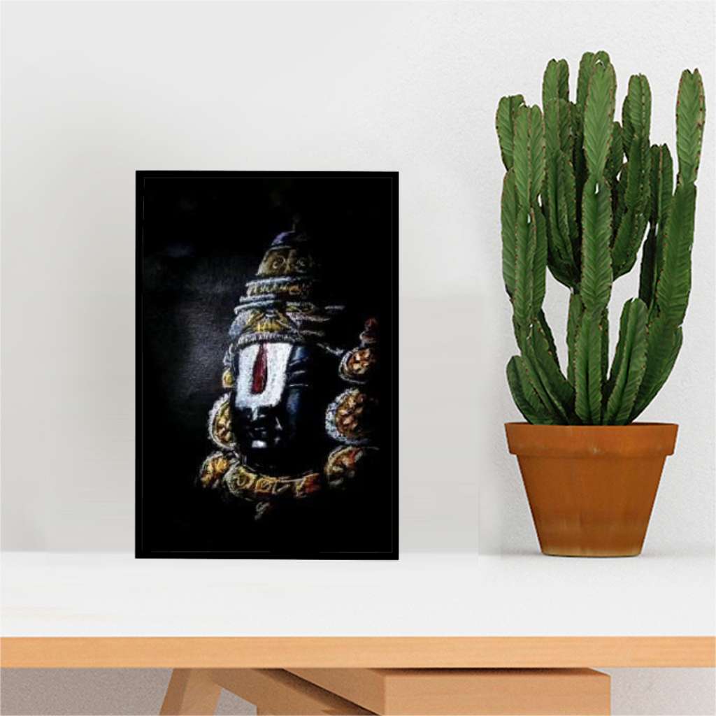 Tirupati Balaji Photo frame - Desk