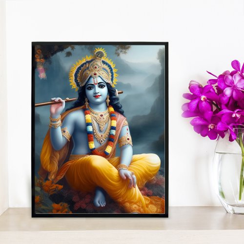 Radha Krishna Photo frame - Desk