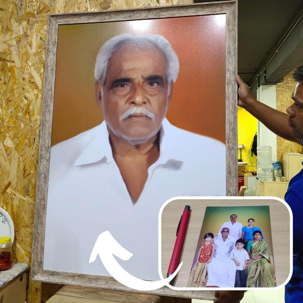 Death Memorial Photo editing Service