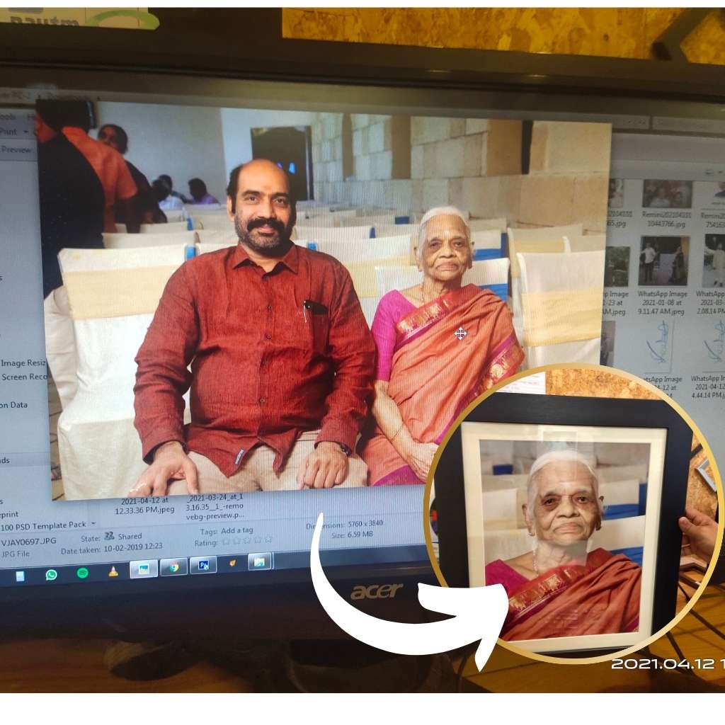 Death Memorial Photo editing Service