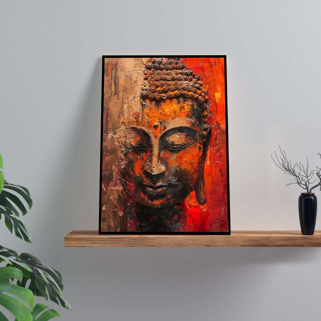 Buddha Photo Frame - Desk