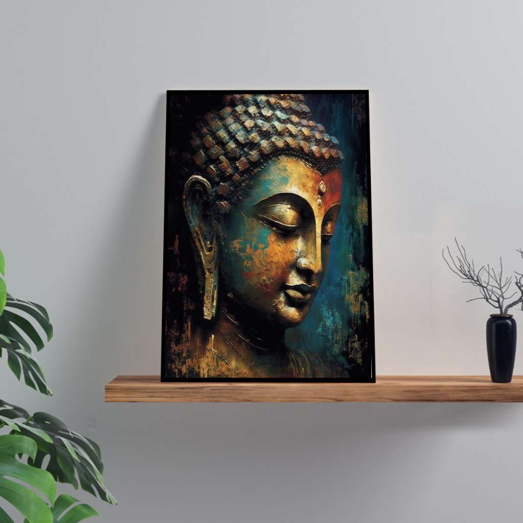 Buddha Photo Frame - Desk