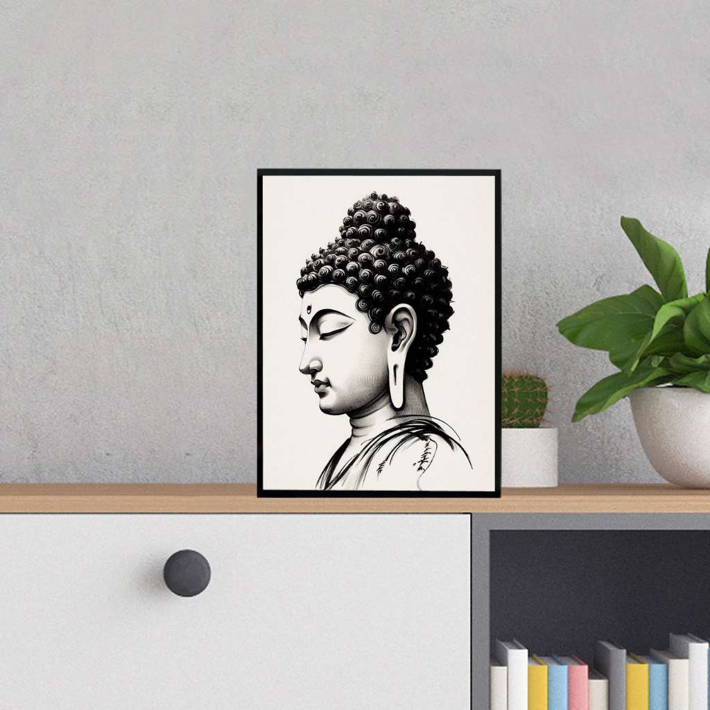 Buddha Photo Frame - Desk