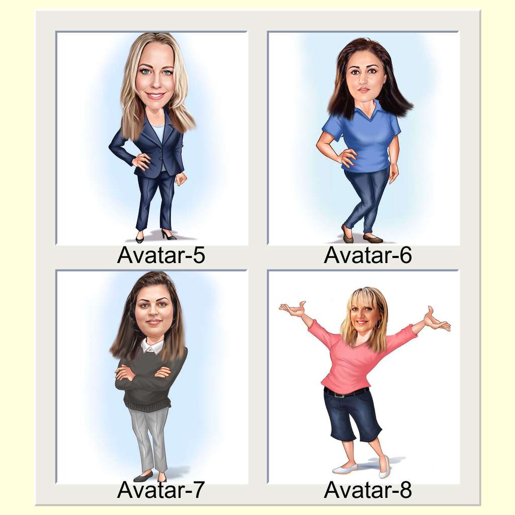 Caricature Gifts - Desk Photo Frame