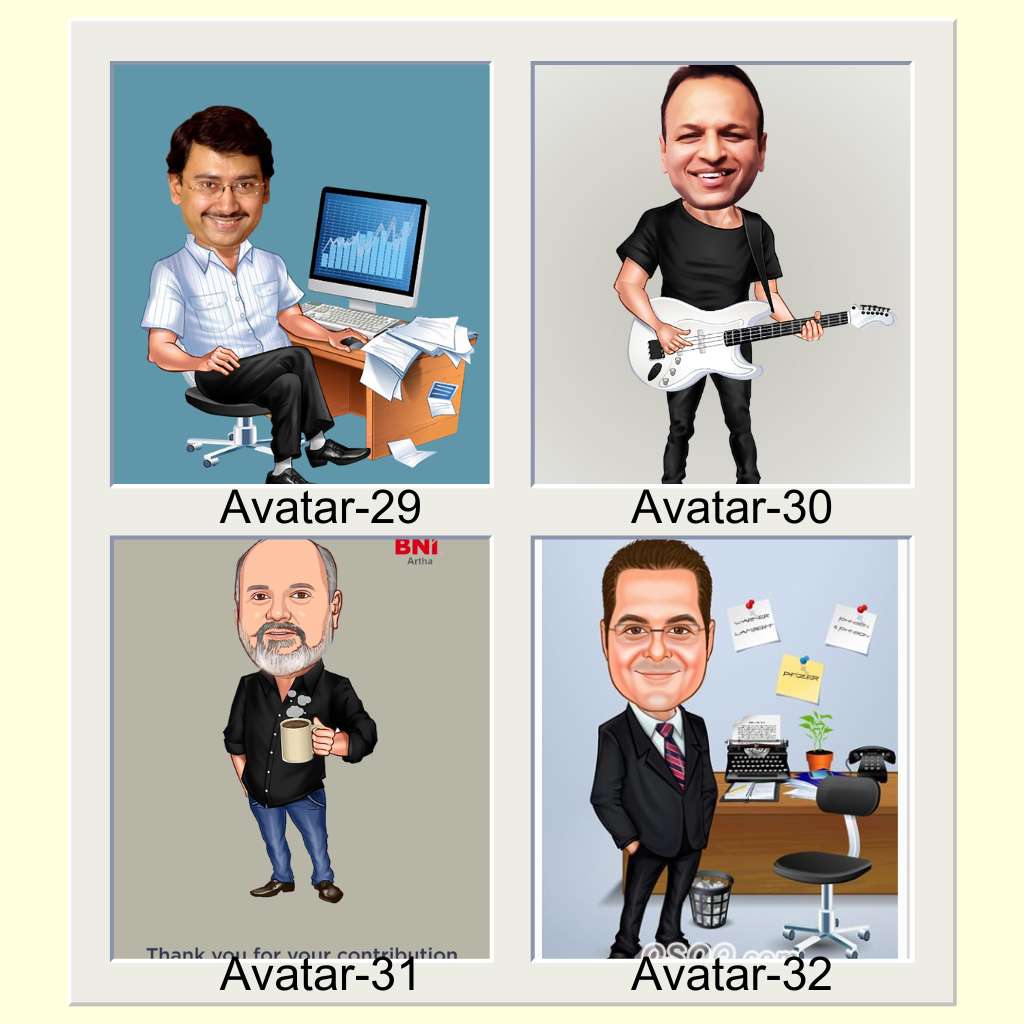 Caricature Gifts - Desk Photo Frame