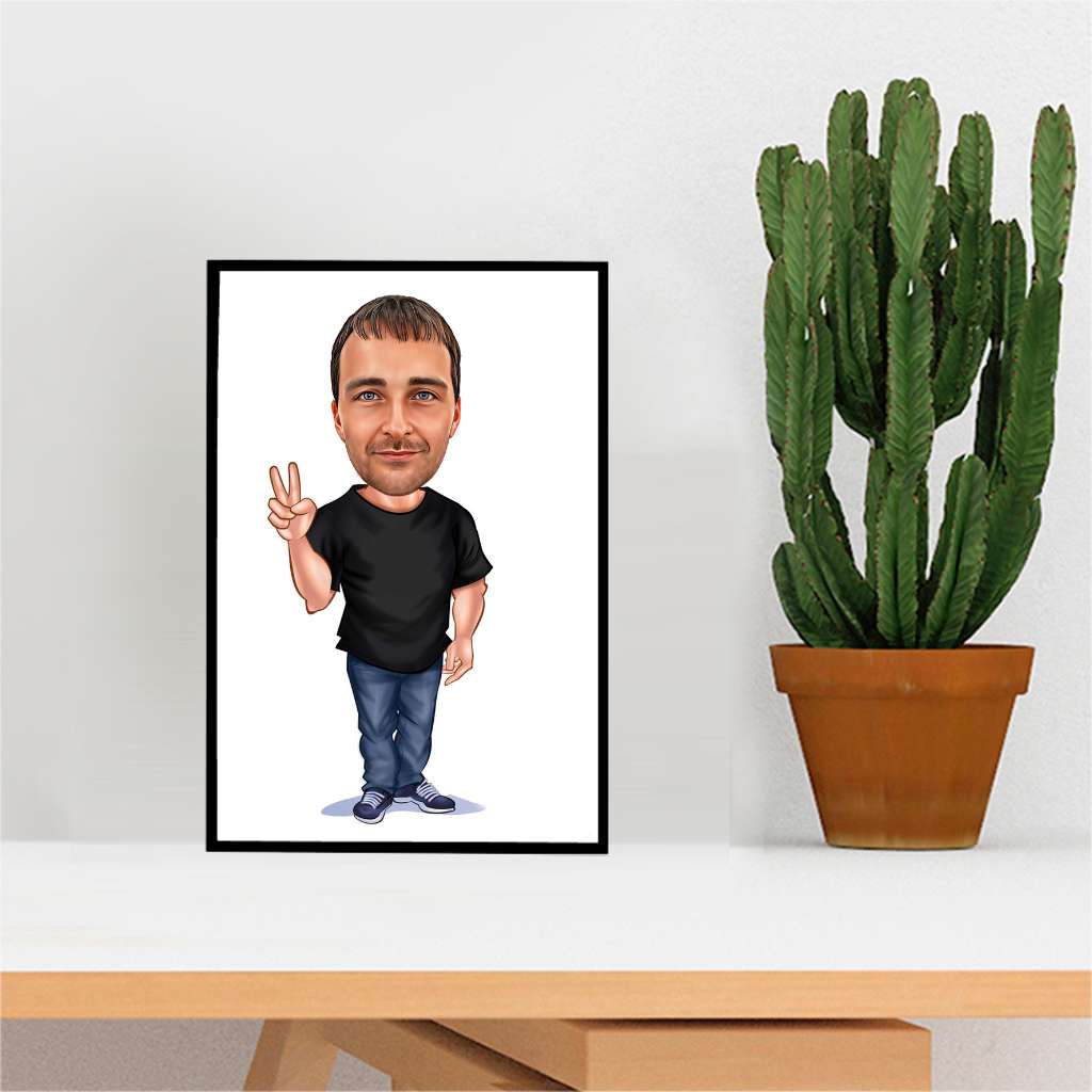 Caricature Gifts - Desk Photo Frame