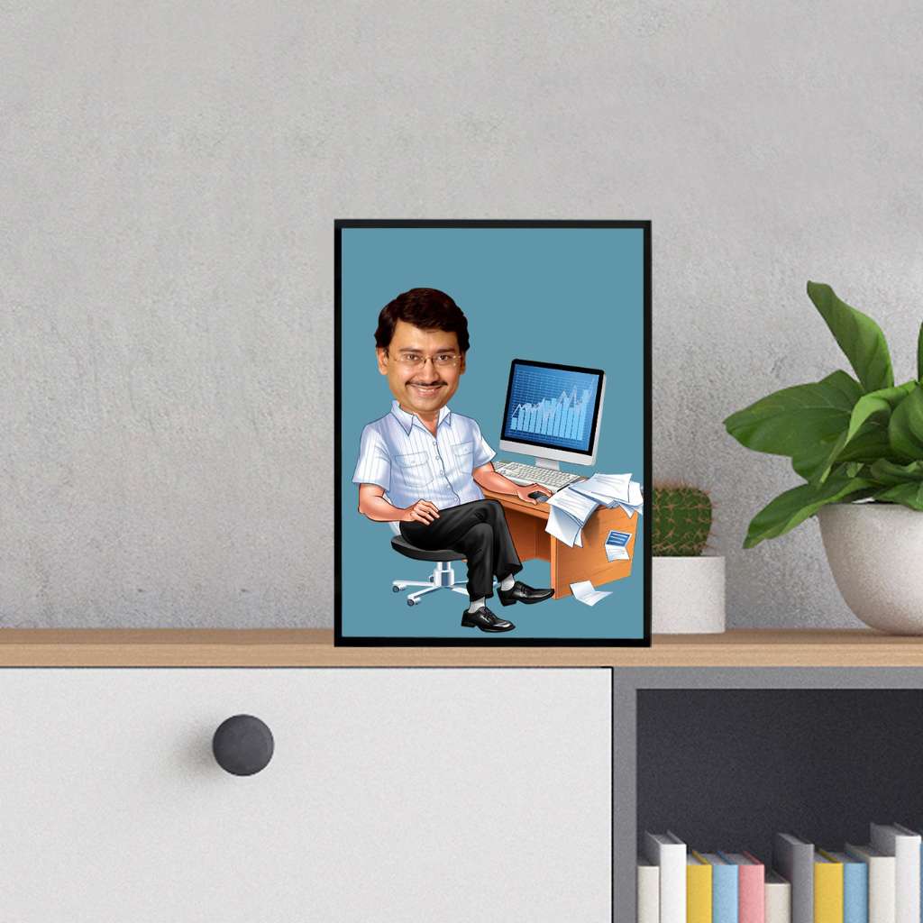 Caricature Gifts - Desk Photo Frame