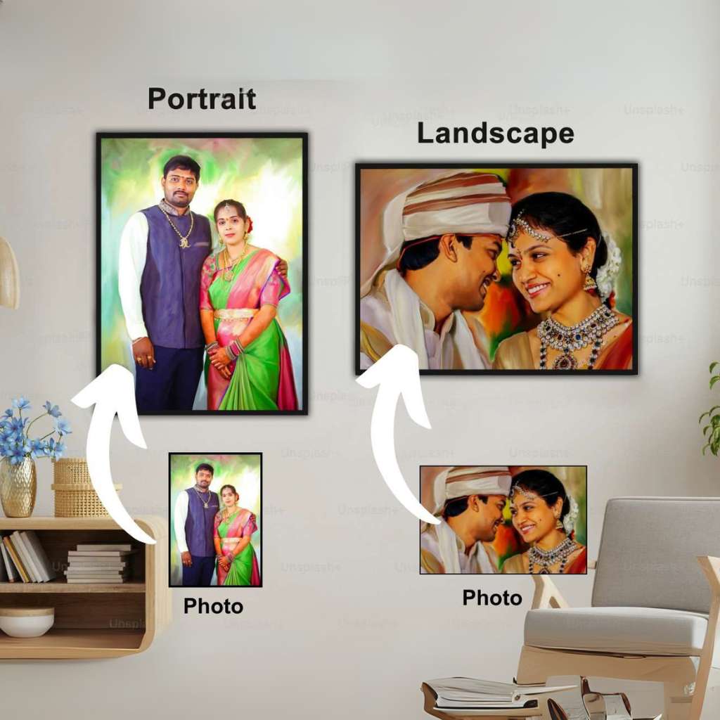 Digital Painting Photo Frame - Classy Border