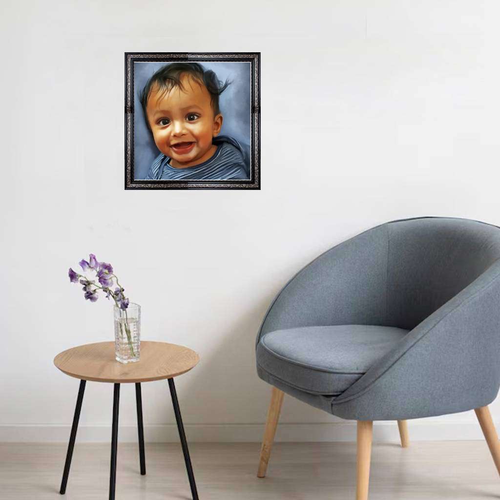 Oil Painting Photo Frame - Antique Borders