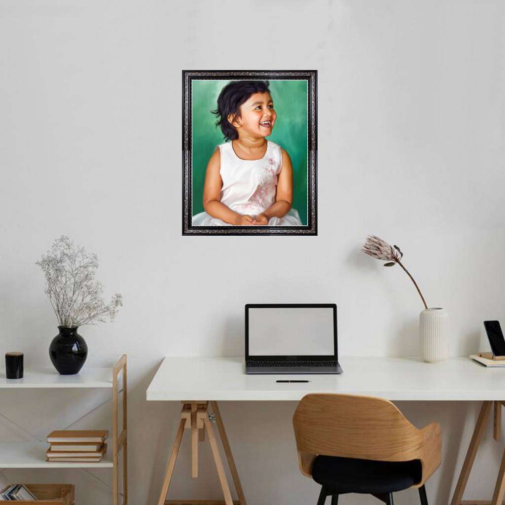 Oil Painting Photo Frame - Antique Borders