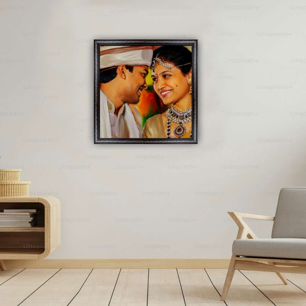 Oil Painting Photo Frame - Antique Borders