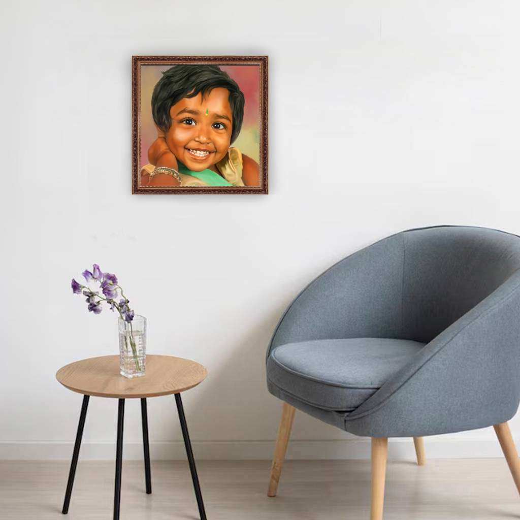Oil Painting Photo Frame - Antique Borders