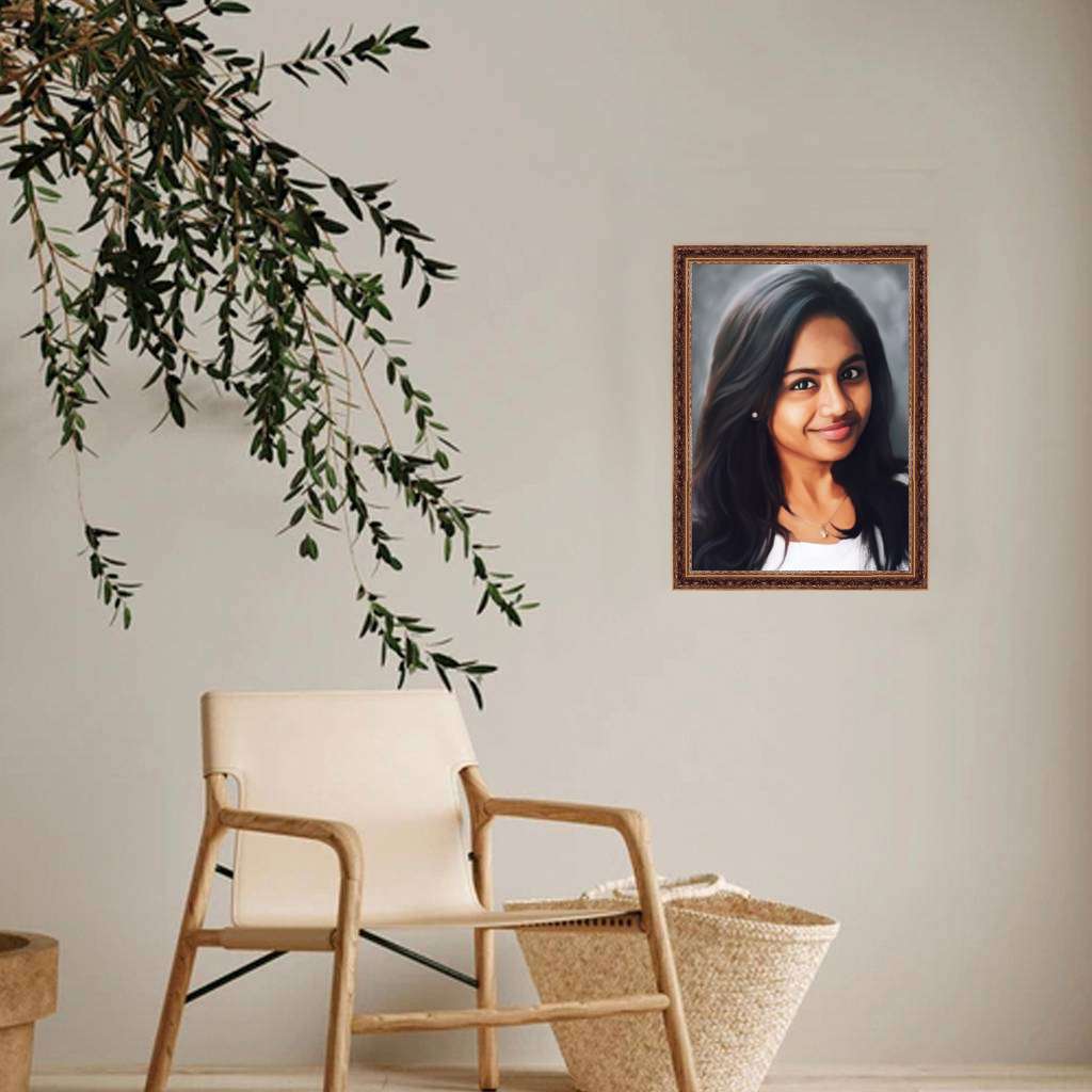 Oil Painting Photo Frame - Antique Borders