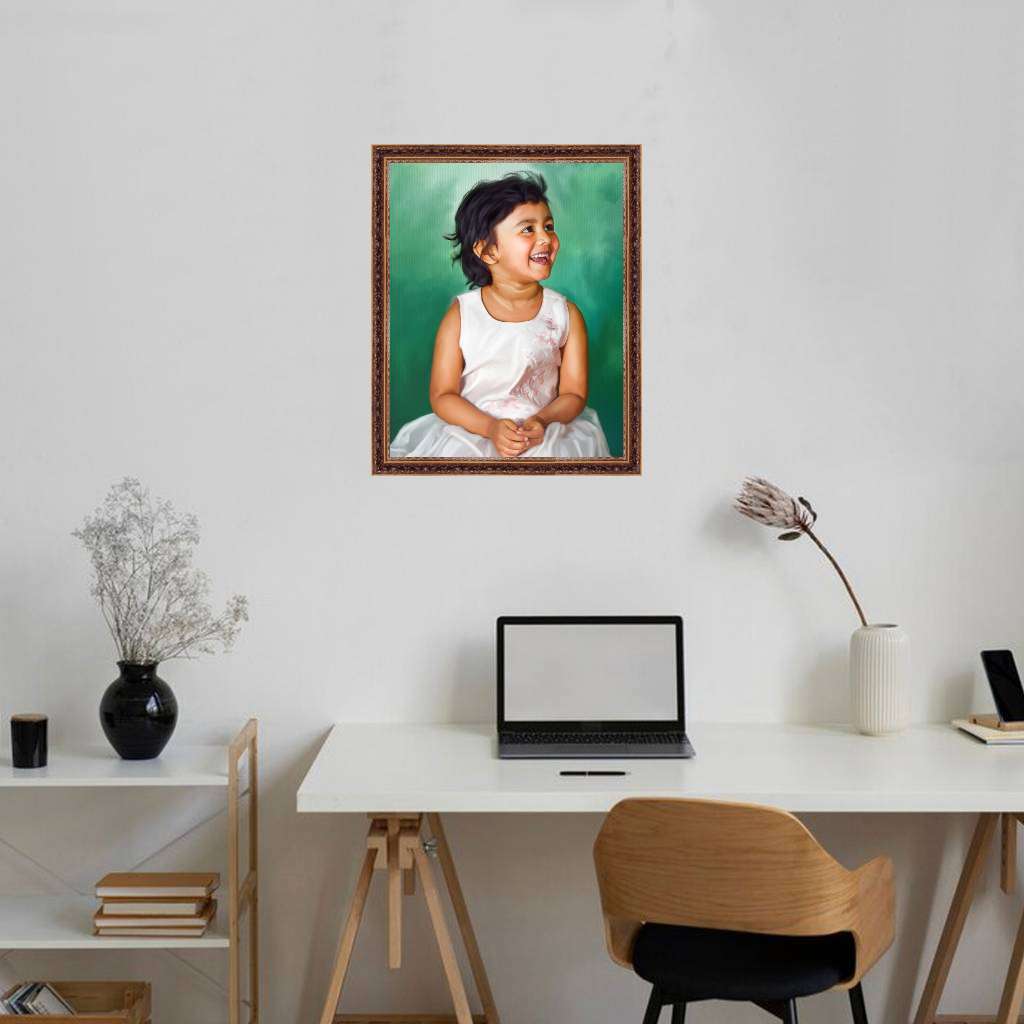 Oil Painting Photo Frame - Antique Borders