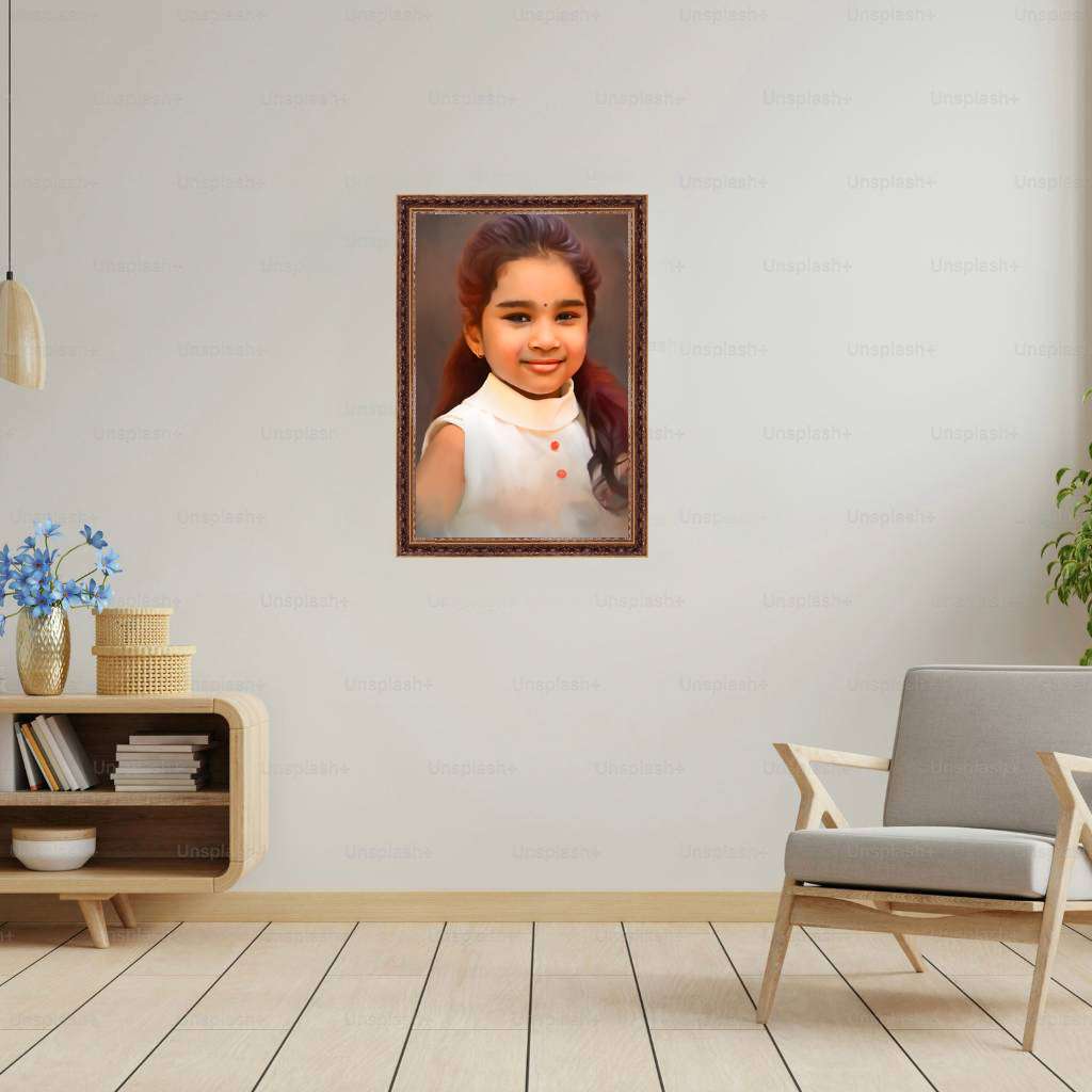 Oil Painting Photo Frame - Antique Borders