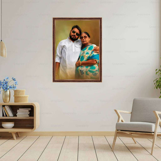 Oil Painting Photo Frame - Antique Borders