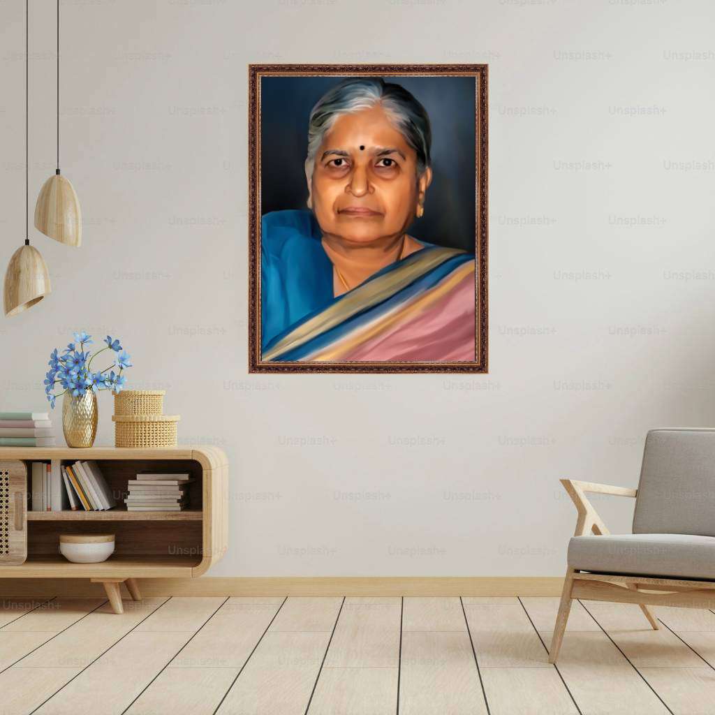 Oil Painting Photo Frame - Antique Borders