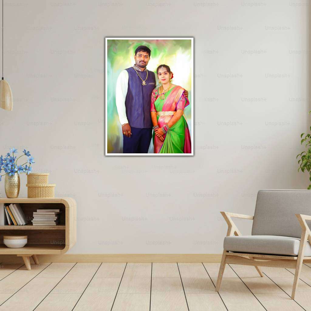 Digital Painting Photo Frame - Classy Border