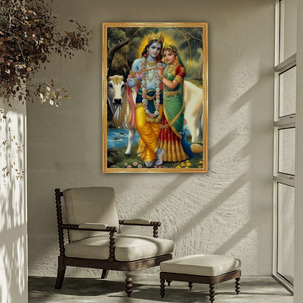 Radha Krishna Photo Frame
