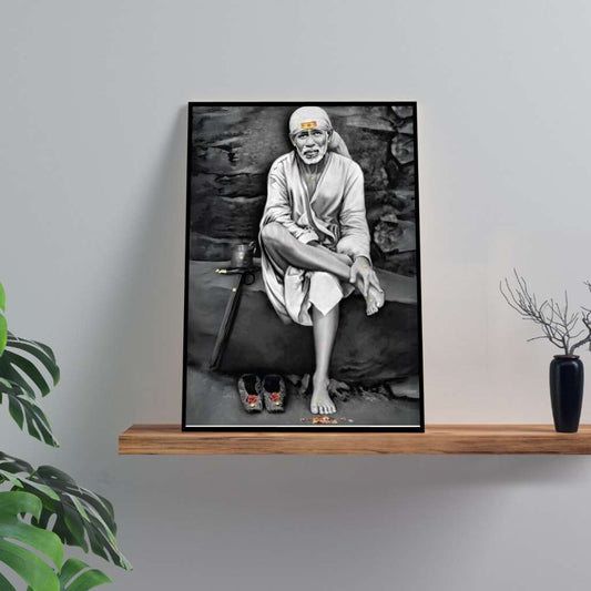 Sai Baba Photo Frame - Desk