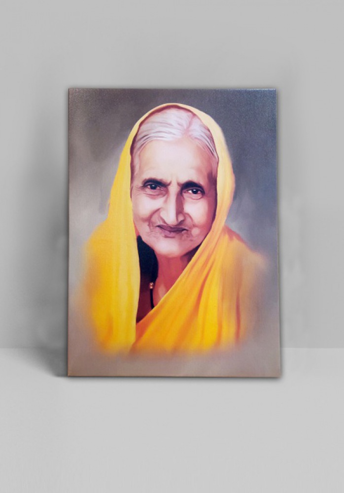 Oil painting photo frame