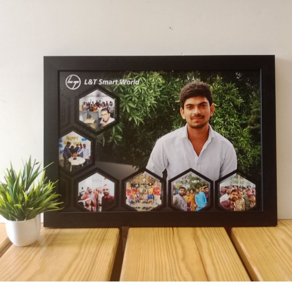 Corporate gift wall collage photo frame