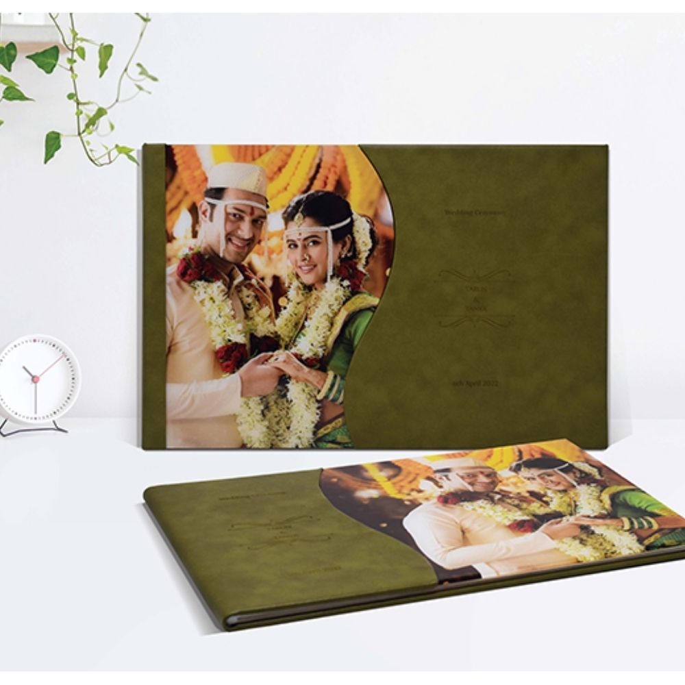 Premium Wedding albums - Green cover
