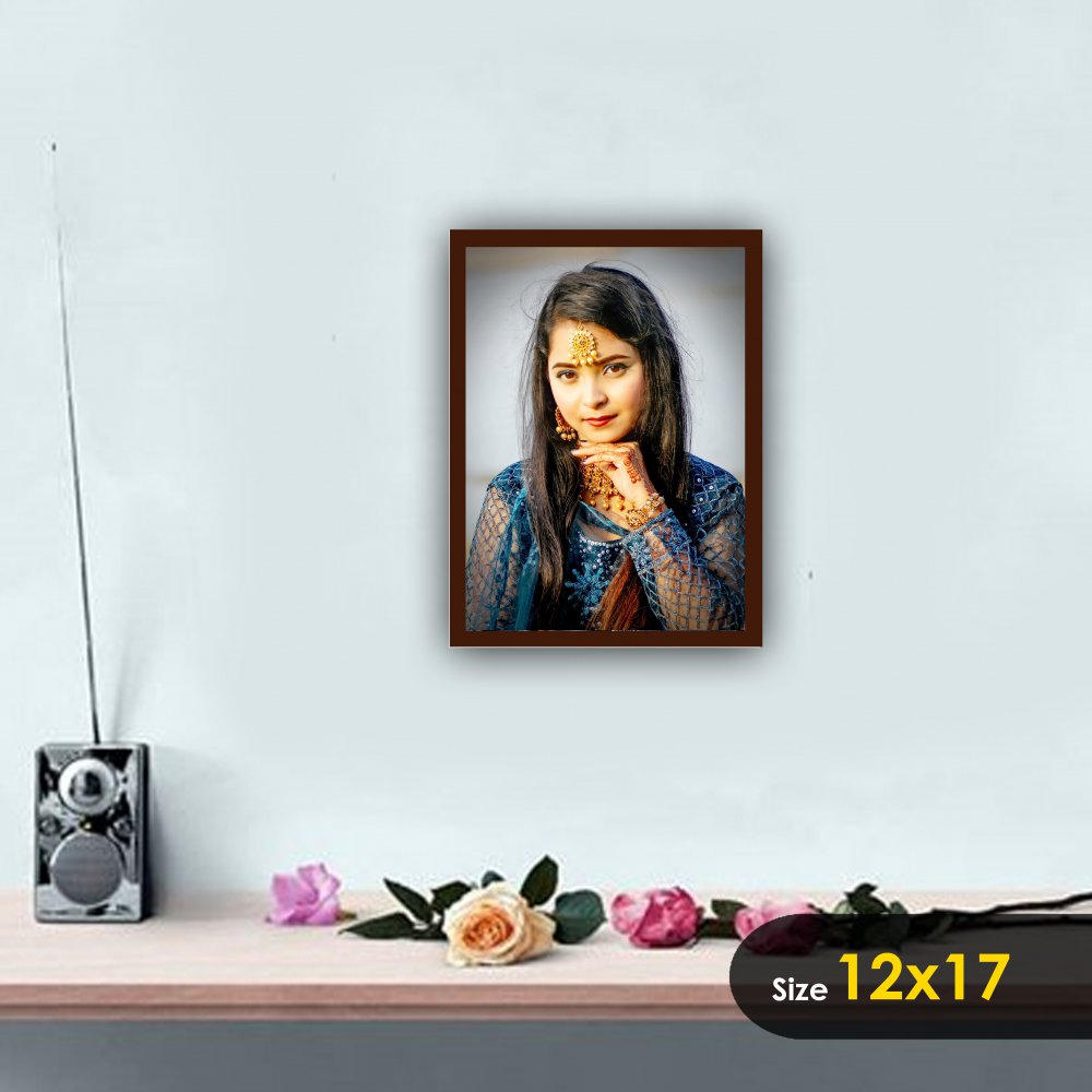 Portrait Wall Photo Frame - Wooden